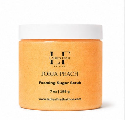 Jorja Peach Foaming Sugar Scrub