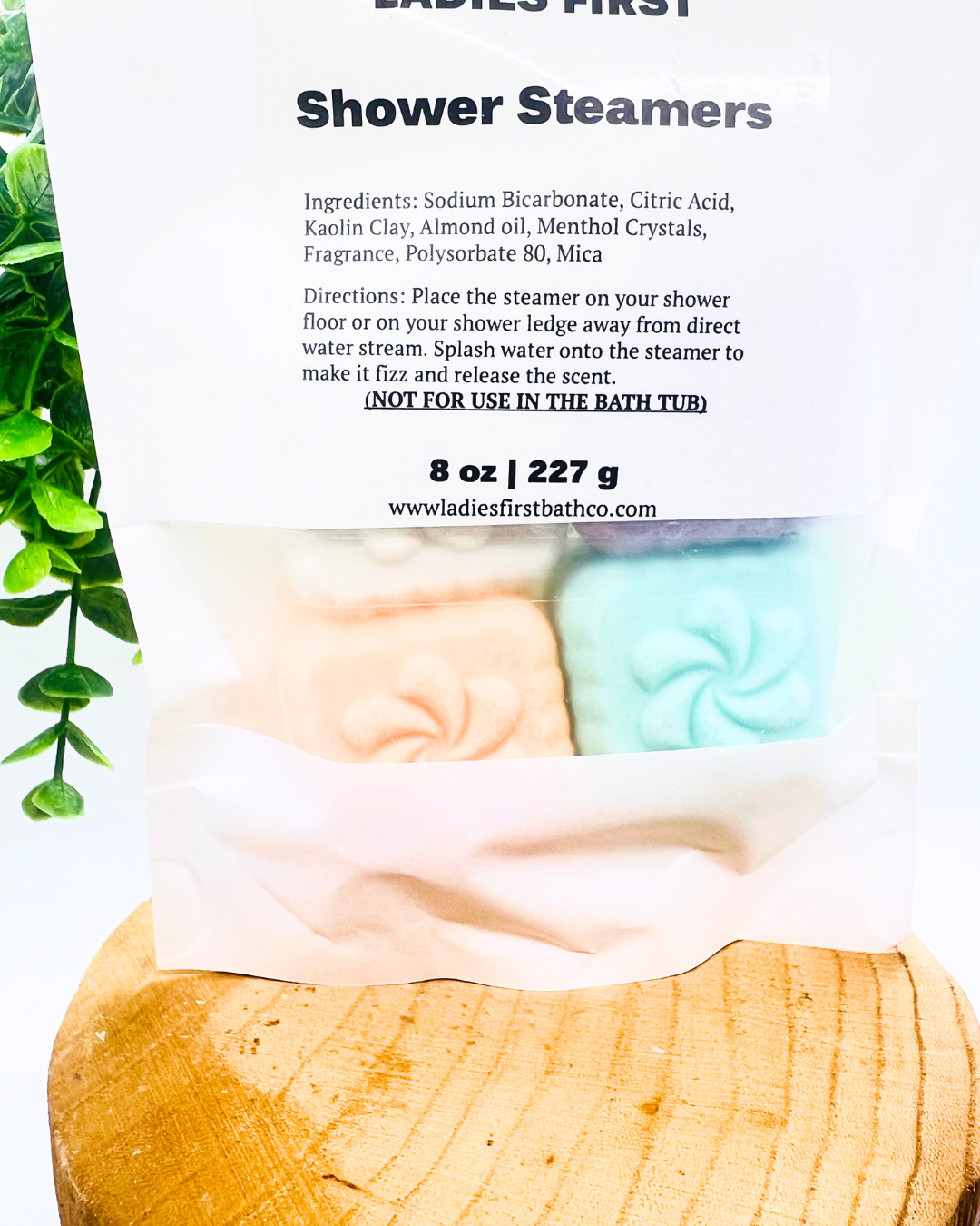 Energize, Exhale, Dream & Tranquil Menthol Shower Steamer 4 Pack