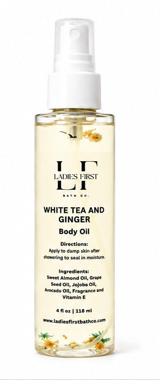 White Tea and Ginger Body Oil