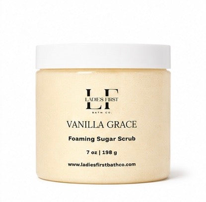 Vanilla Grace Foaming Sugar Scrub (formerly Vanilla Kisses)