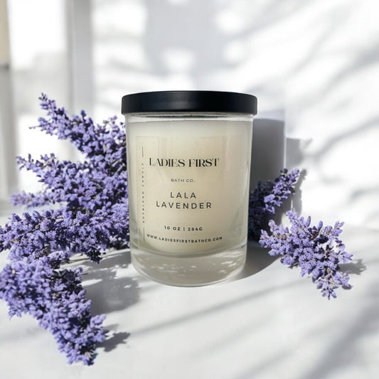 LALA LAVENDER WOOD WICK CANDLES